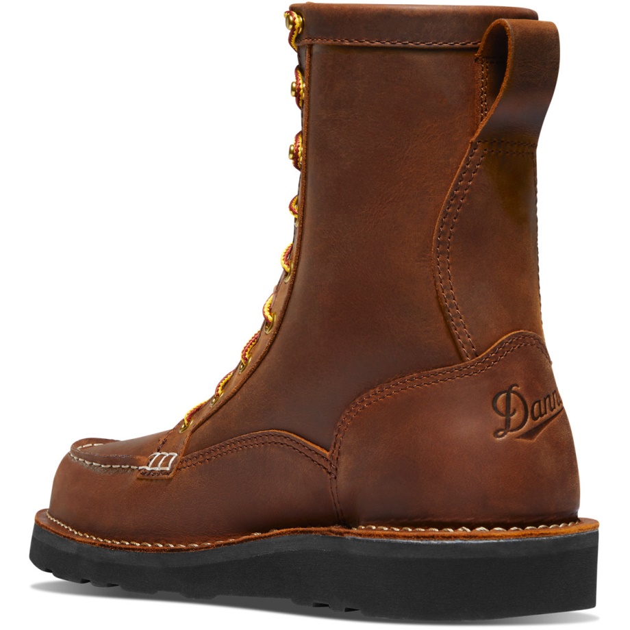 Danner Bull Run Moc Toe 8 Tutun Black Wedge