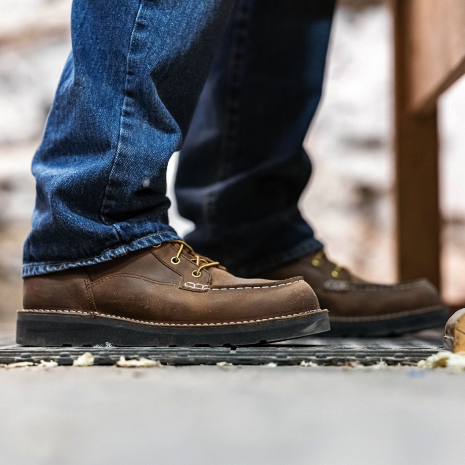 Danner Bull Run Moc Toe 8 Tutun Black Wedge